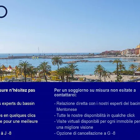 Διαμέρισμα Avec Terrasse Face Et Wifi A - Fr-1-196-369 Μεντόν