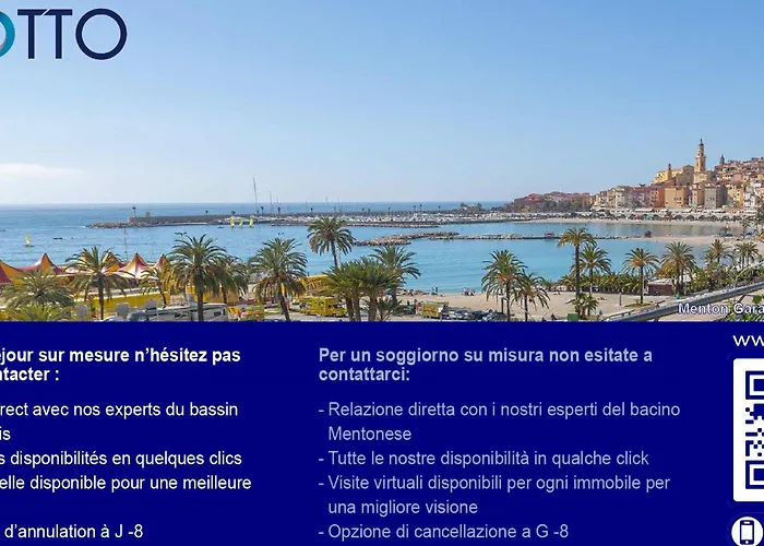 Apartment Avec Terrasse Face Et Wifi A - Fr-1-196-369 Menton